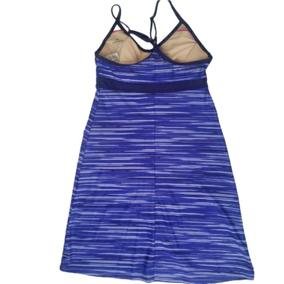 ⭐ Athleta Striped Racerback Athletic Dress | Women’s Small | Built-In Bra - Picture 7 of 12